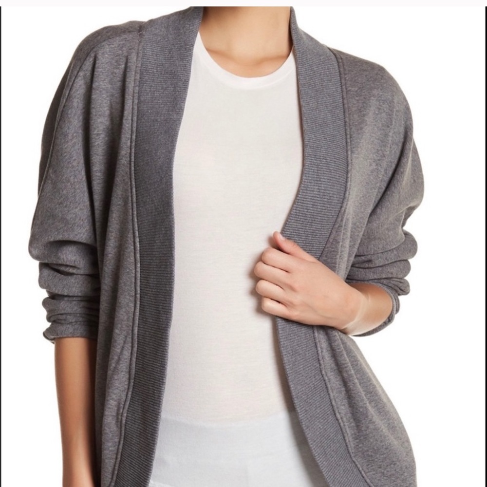 Ugg Women's Gray Fremont Shawl Sweater